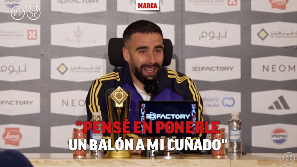 Carvajal: "Pensé en ponerle un balón a mi cuñado y que lo metiese..." I MARCA