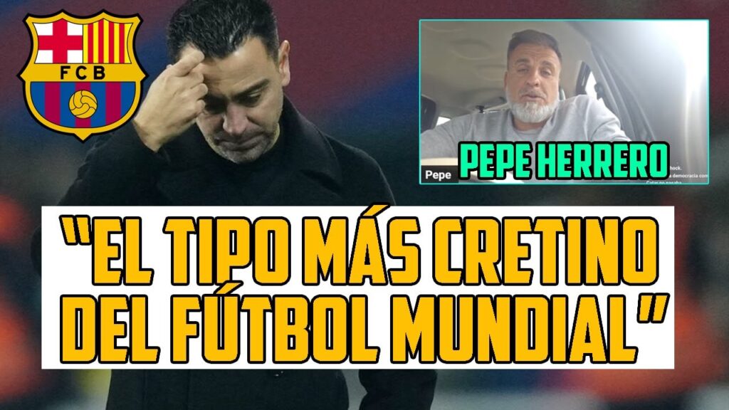 “XAVI HABLA DE EXCELENCIA Y DE ADULTERACIÓN CUANDO NO JUGÓ UN PARTIDO SIN LOS ÁRBITROS A SUELDO”