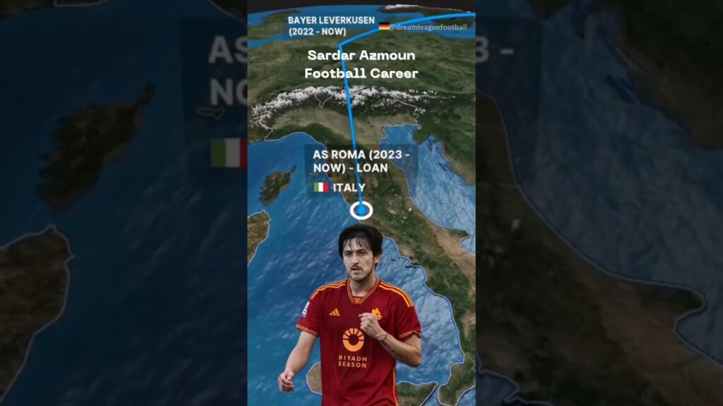 Sardar Azmoun Football Career 🇮🇷 #iran #asiancup2023 #footballcareer #iranian #hayyaasia