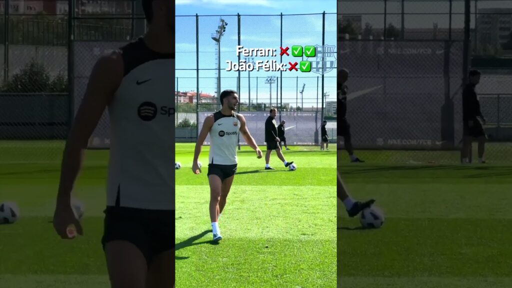 Ferran 🆚 João Félix 🤣⚽️  #fcbarcelona #football #shorts