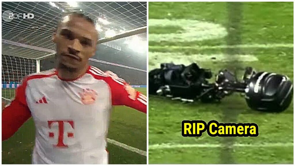 The moment Leroy Sane punches the camera after Jeremie Frimpong scored Leverkusen’s third goal π€―π€π₯ The moment Leroy Sane punches the camera after Jeremie Frimpong scored Leverkusen's third goal π€―π€π₯