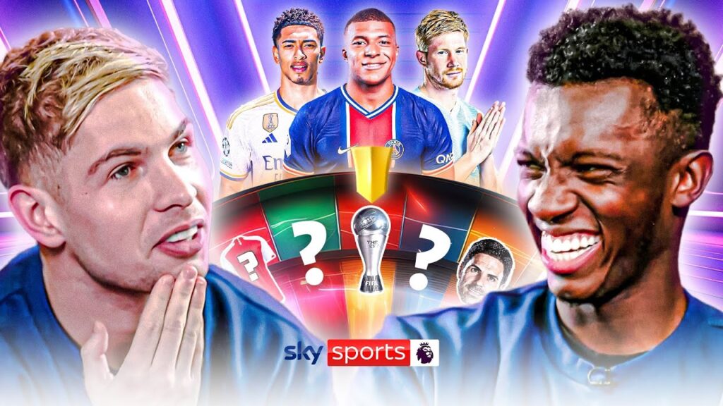 Name the BEST footballer in the world right now… | Wheel of Truth | Eddie Nketiah & Emile Smith Rowe