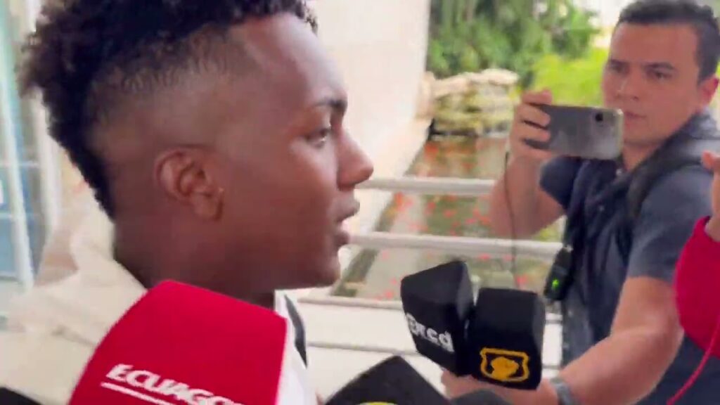 Declaraciones de Djorkaeff Reasco, nuevo jugador de #BarcelonaSC