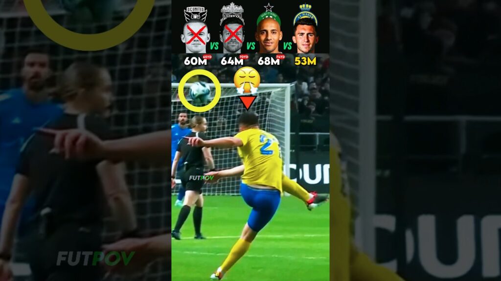 Rooney vs Xabi Alonso vs Khazri vs Laporte 💀🚀 Long Shot Challenge