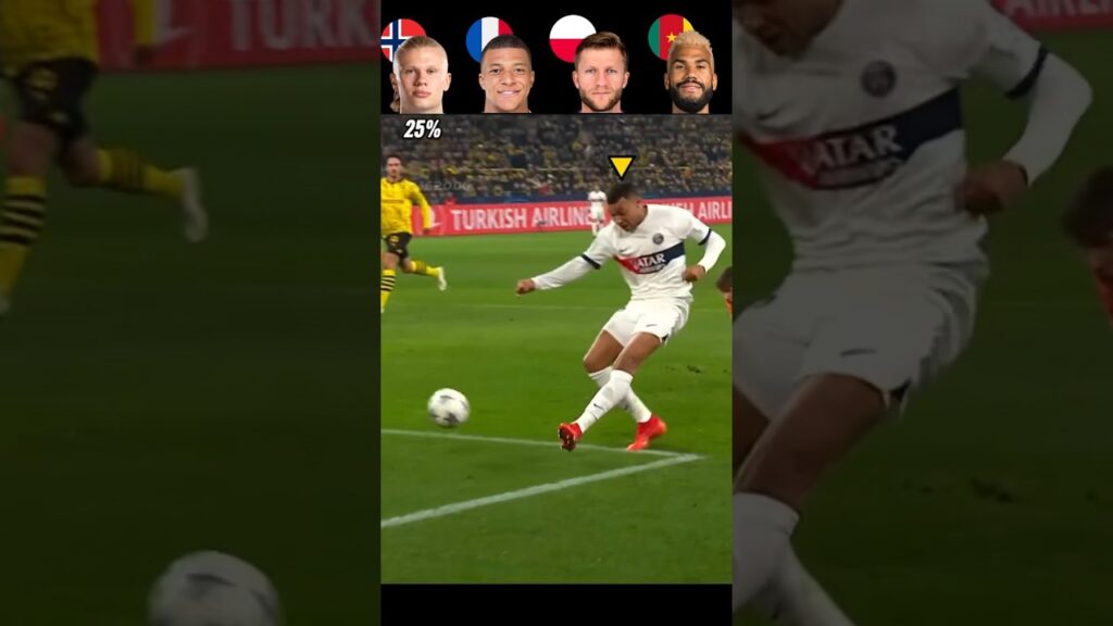 Haaland VS Mbappe VS blaszczykowski VS C.Moting 🤯🥶 Goal Chance Challenge