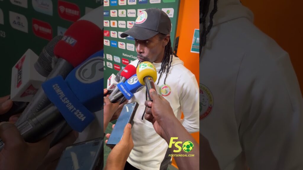 Réaction Aliou Cissé après élimination du Sénégal #can2023