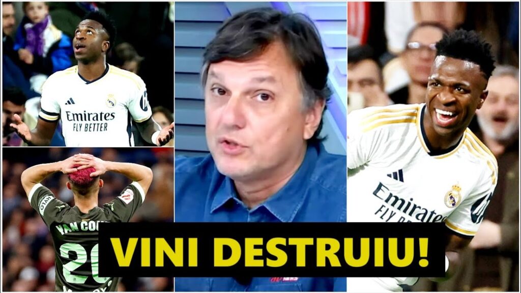 "FOI UM ESCULACHO! O Vinicius Júnior HOJE é MELHOR do que..." Mauro Cezar ELOGIA após SHOW no Real!