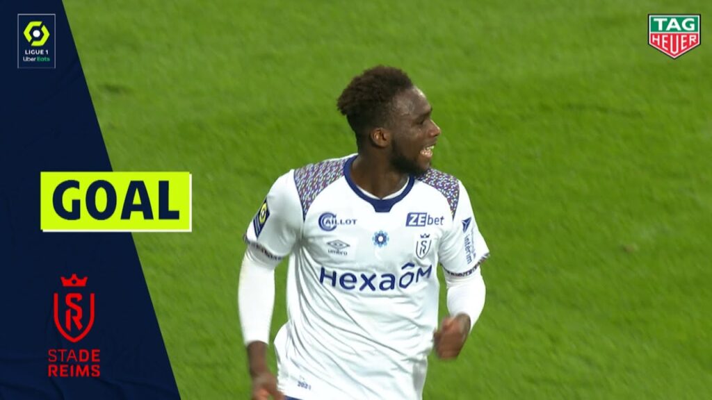 Goal Boulaye DIA (81' - STADE DE REIMS) RC LENS - STADE DE REIMS (4-4) 20/21