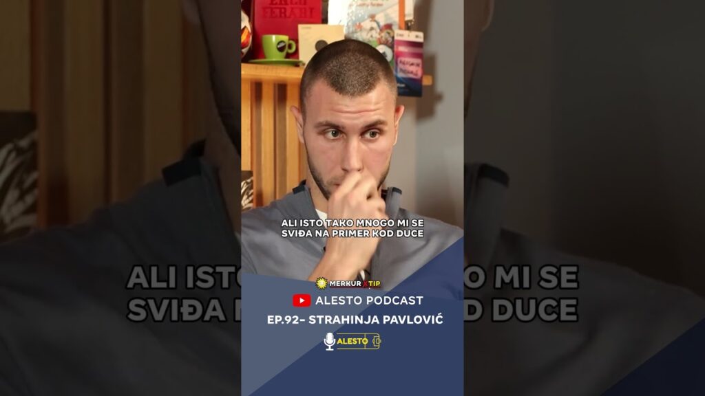 Liderstvo Tadića i srce Vlahovića! - Strahinja Pavlović - Alesto Podcast