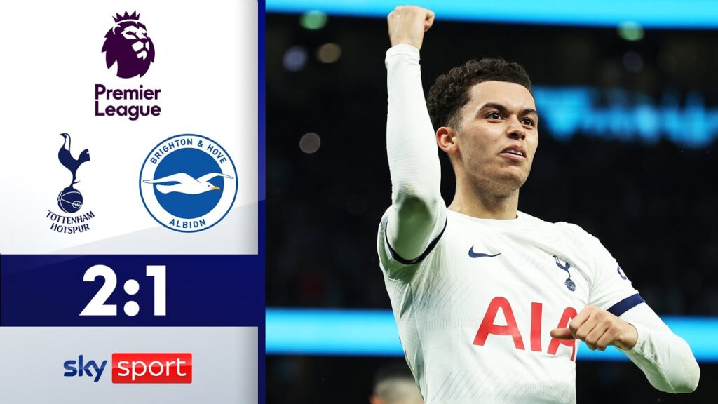 Brennan Johnson mit Lucky-Punch! | Tottenham - Brighton | Highlights - Premier League 2023/24