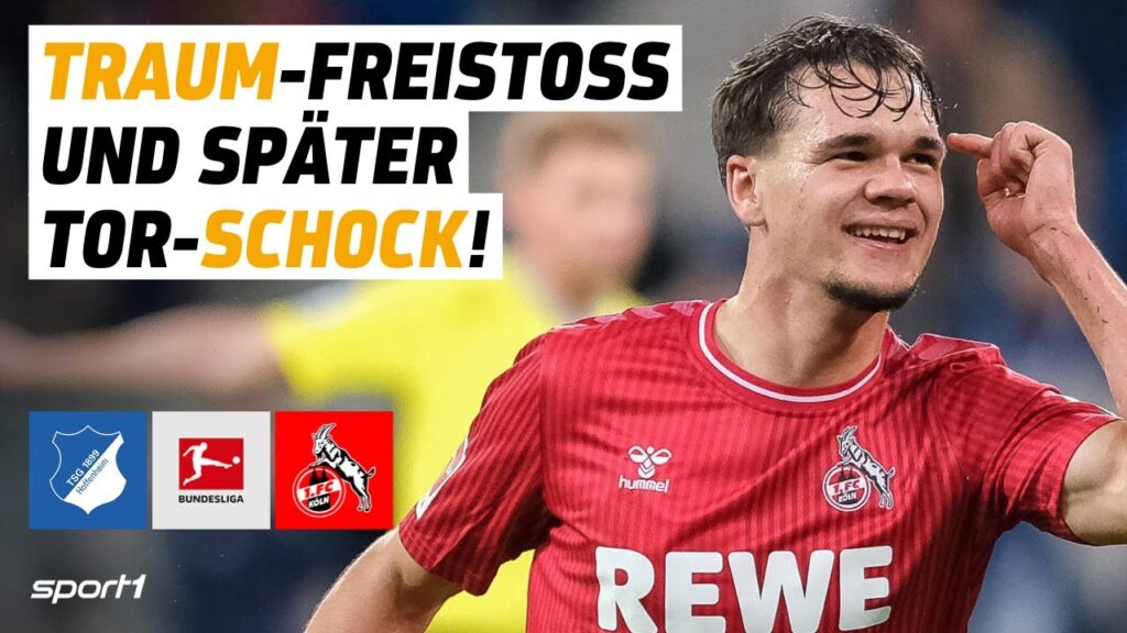 TSG Hoffenheim - 1. FC Köln | Bundesliga Tore und Highlights 21. Spieltag