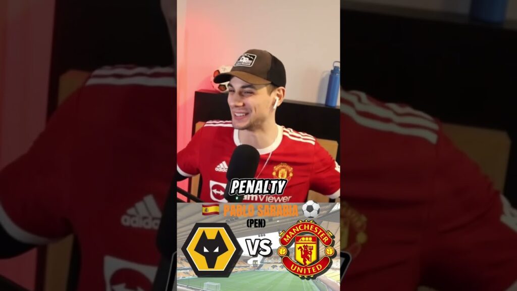 PABLO SARABIA PENALTY #manchesterunited #premierleague #wolverhampton #manutd
