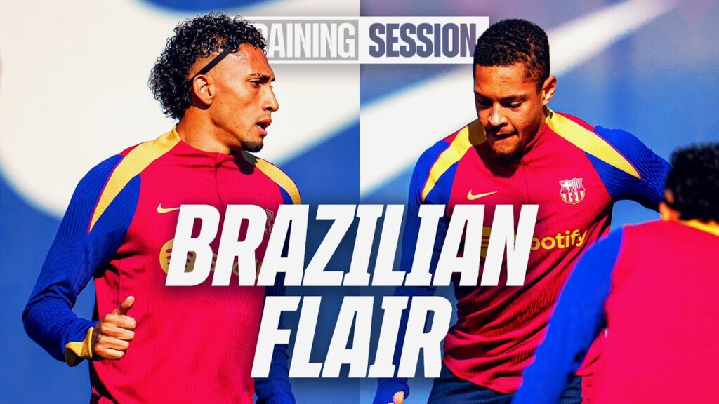 RAPHINHA & VITOR ROQUE CLINICAL in front of GOAL in FC Barcelona Training 🔵🔴 🇧🇷