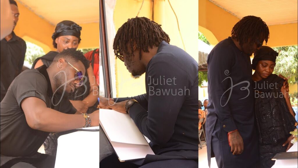 Muntari, Aminu Dramani & Agyeman Badu sign Book of condolence for Atsu