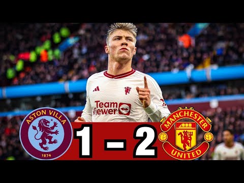 Aston Villa vs Man United [1-2] | All Goals & Extended Highlights | Premier League 2024