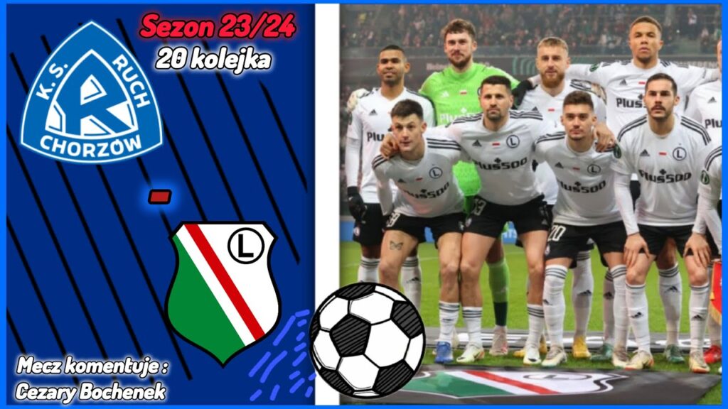Ruch Chorzów - Legia Warszawa NA ŻYWO (1 Połowa)