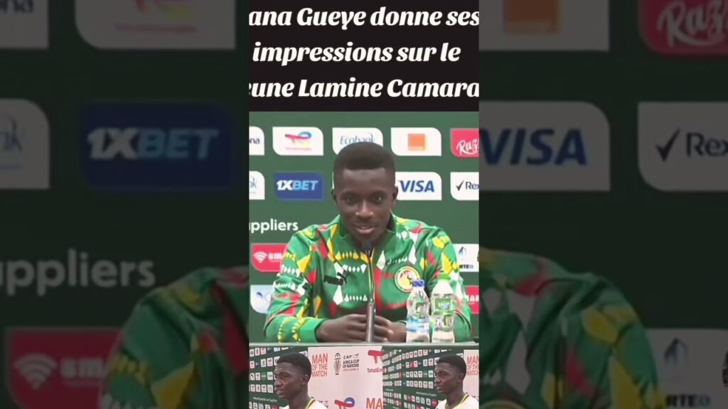 Gana Gueye sur Lamine Camara : « C’est un jeune que j’apprécie beaucoup. » Merci Gana Gueye légende