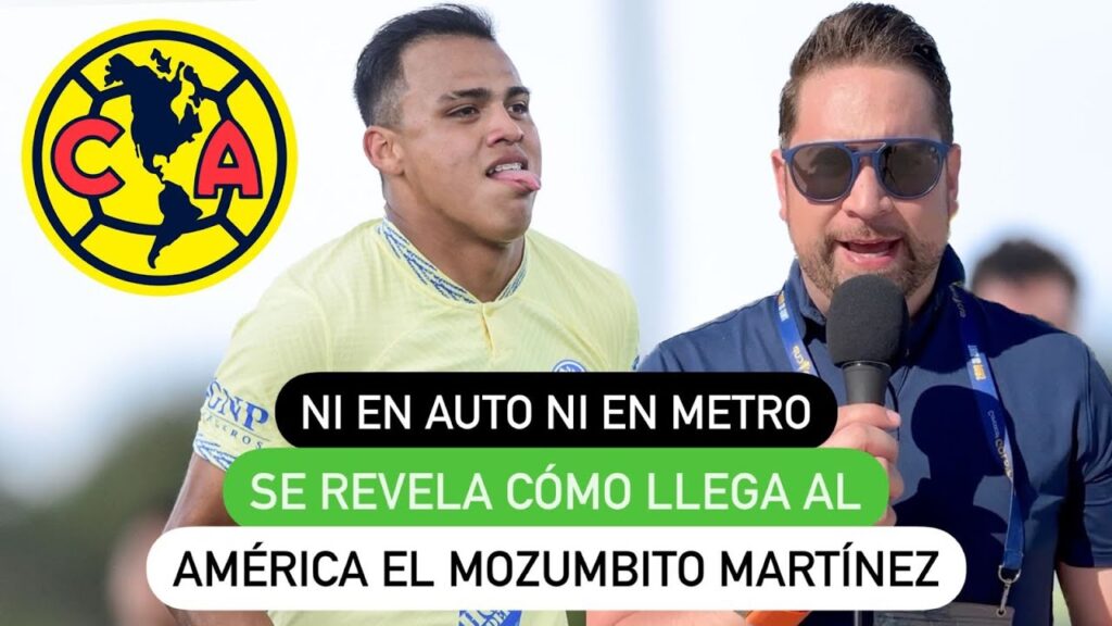 Ni en auto ni en Metro, se revela cómo llega al América el Mozumbito Martínez