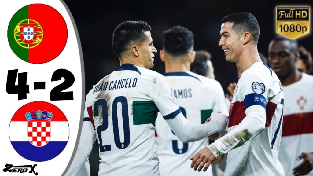 Portugal vs Croatia 4-2 • EURO 2024 Qualifiers Highlights & All Goals • Hasil Kualifikasi Euro 2024