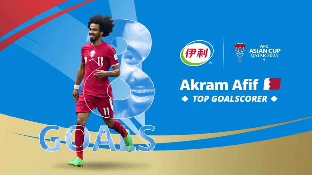 #asiancup2023 | Yili Top Goalscorer - Akram Afif