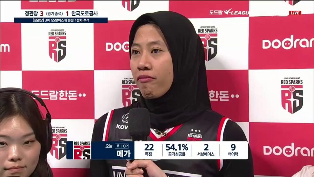 🔴[LIVE] RED SPARKS VS HI-PASS | MEGAWATI HANGESTRI | Korean Women's Volleyball V-League