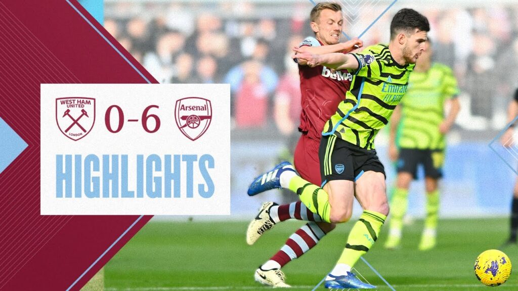 West Ham 0-6 Arsenal | Premier League Highlights