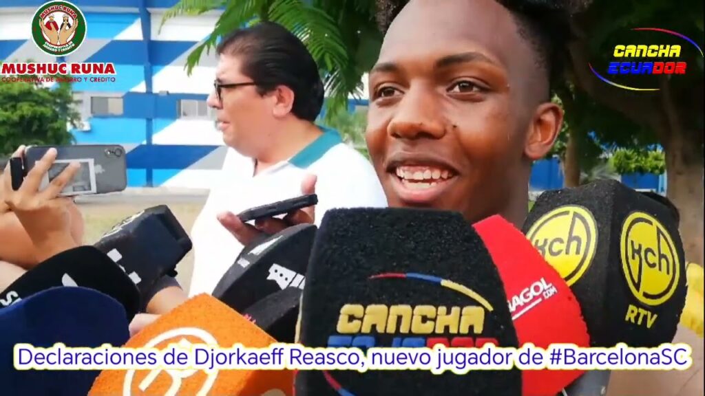 Declaraciones de Djorkaeff Reasco, nuevo jugador de #BarcelonaSC