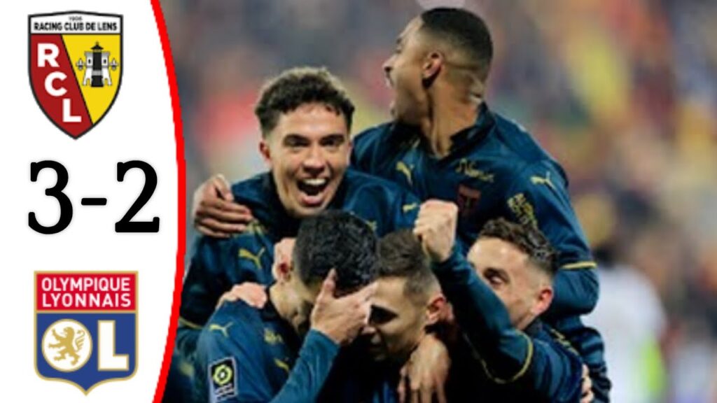 Lens vs Lyon 3-2 Florian Sotoca Red Card | All Goals and Highlights | Przemysław Frankowski Goal.