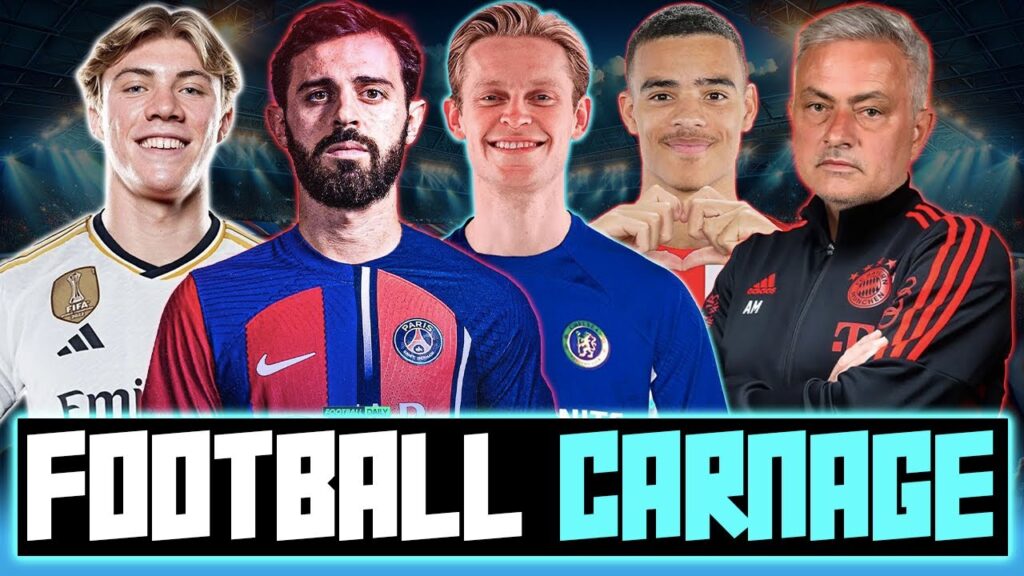 Real Madrid Holjund Link 🤣 PSG Targets Silva ✅ De Jong's Chelsea & United Saga 😳 Atletico Greenwood