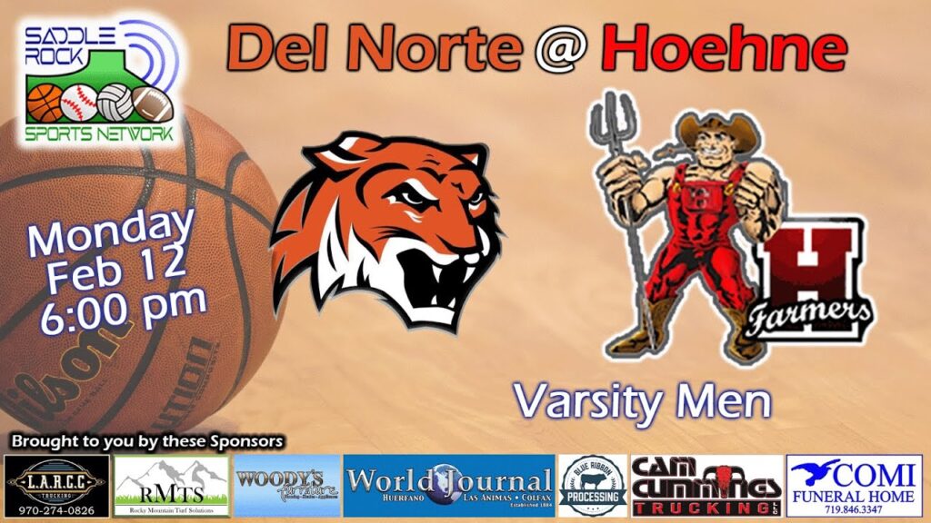Del Norte @ Hoehne - Varsity Men Basketball - Feb 12, 2024