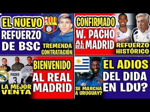 MARTÍN LIBERMAN LO CONFIRMA! WILLIAM PACHO SERÁ NUEVO REFUERZO DEL REAL MADRID | NUEVO REFUERZO BSC