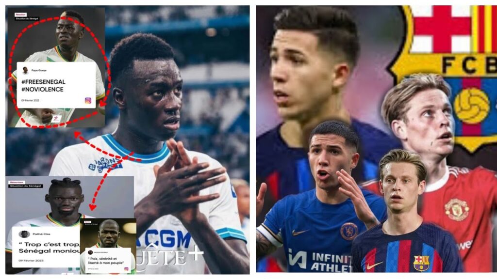 Pape Gueye quitte Marseille..?Les Joueurs Haussent le ton sur la Situation au Sénégal.. Barça Pape Gueye quitte Marseille..?Les Joueurs Haussent le ton sur la Situation au Sénégal.. Barça
