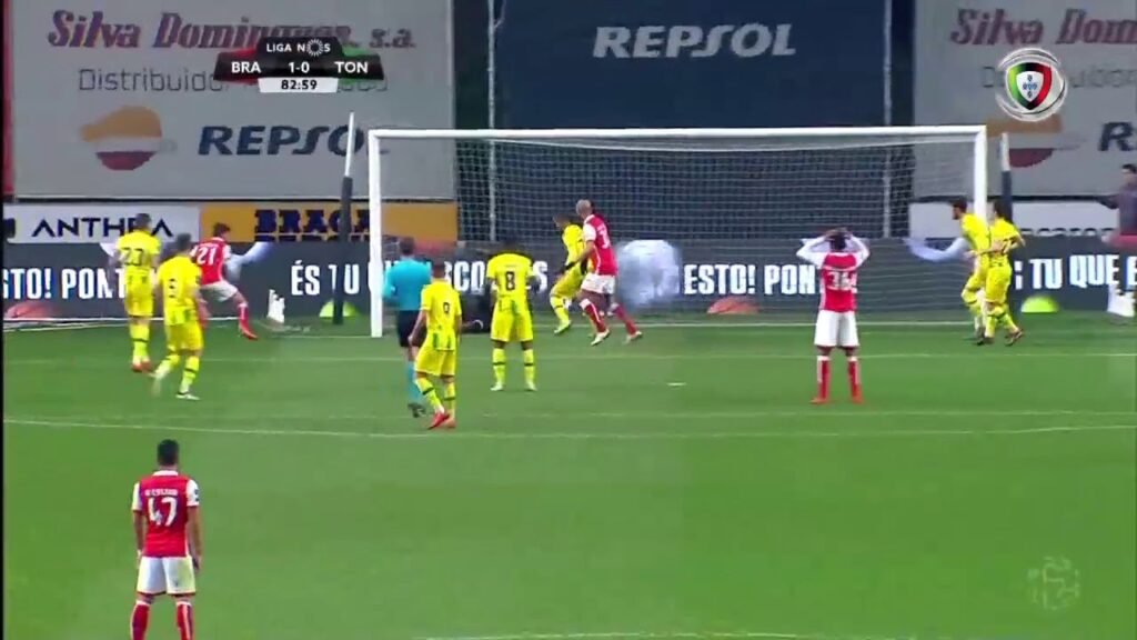 Braga (1)-0 Tondela (Liga 24ªJ): Golo de Ricardo Horta