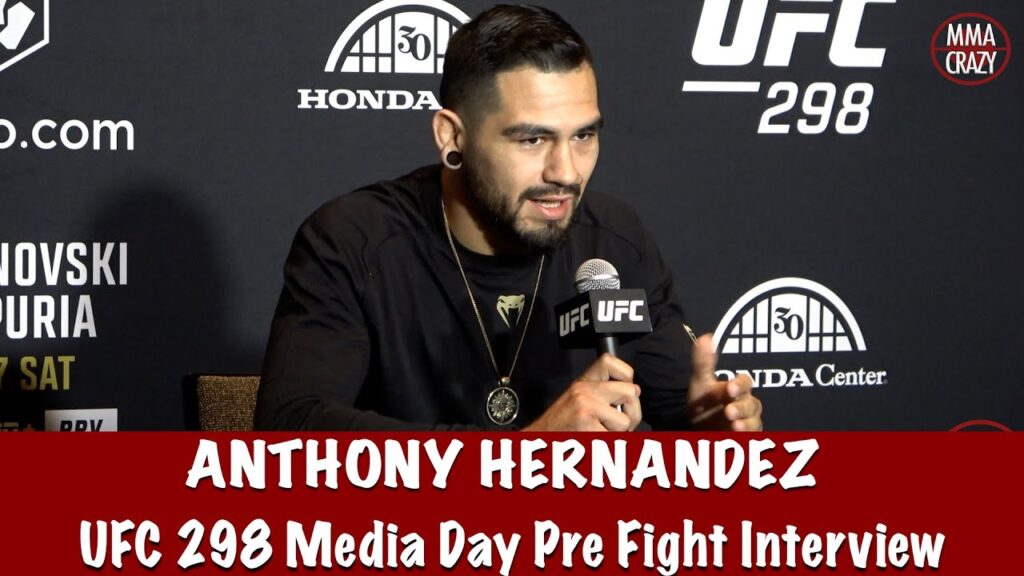 Anthony Hernandez plans to “Gass a motherf**ker out and drown him” | UFC 298