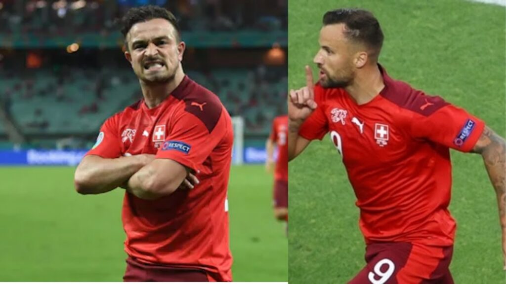 Xherdan Shaqiri And Haris Seferovic With Two Goal Of The Tournament Contenders In The First Half!!