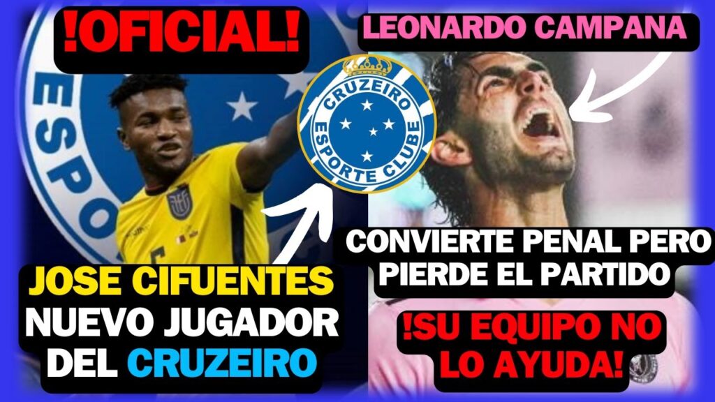 LEONARDO CAMPANA pierde partido y convierte penal  JOSE CIFUENTES nuevo fichaje CRUZEIRO