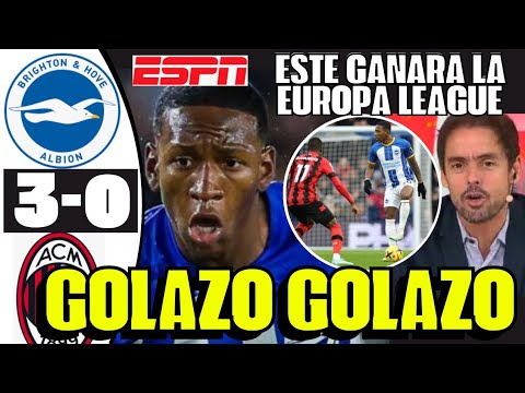 UN SHOW PERVIS ESTUPIÑÁN DIÓ GOLAZO CON GRAN LUJO Y HACE HISTÓRIA EN EUROPA LEAGUE JUGADA SORPRENDE