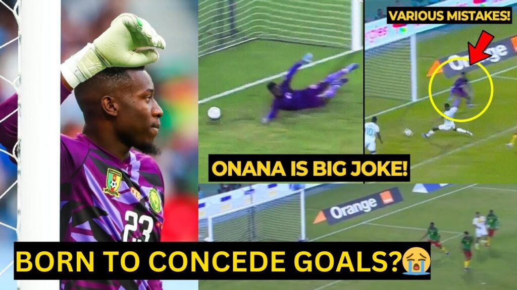 Andre Onana CAN'T SAVE EASY GOALS leading to Cameroon's DEFEAT vs Senegal | Manchester United News