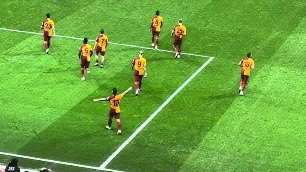 GALATASARAY 2-0 Rams Başakşehir Dries Mertens Gol Tribün Çekim 10.02.2024