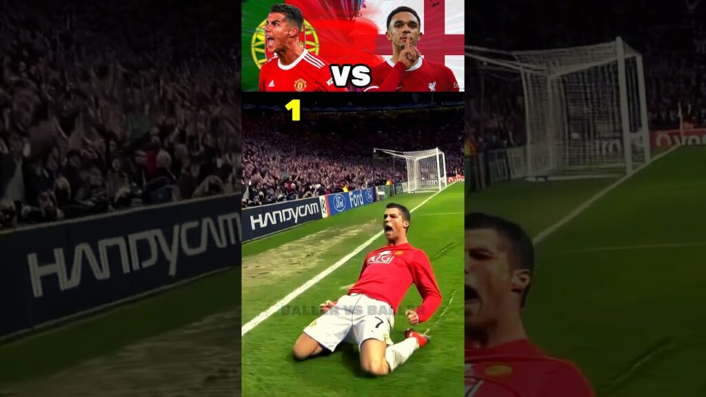 Ronaldo Knee Slide Celebration VS Trent Alexander Arnold Shush Celebration