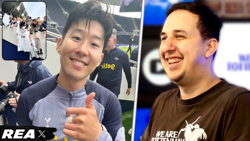 Sonny HUNTING DOWN Pape Sarr At The Tottenham Open Training! [REAX]