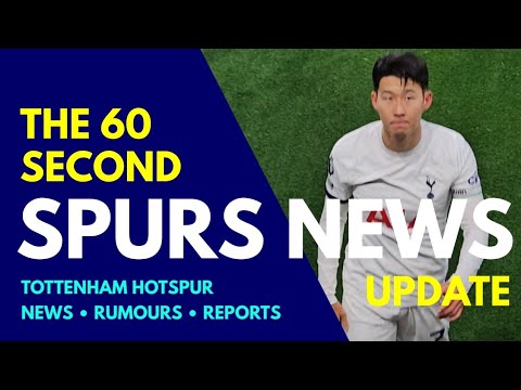 THE 60 SECOND SPURS NEWS UPDATE: Heung-Min Son 손흥민 Broke His Finger Whilst With Korea, van de Ven