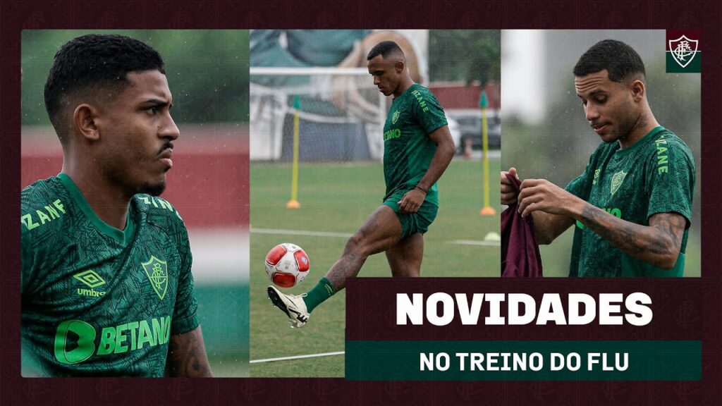 JK E ALEXSANDER DE VOLTA; MARQUINHOS JÁ TREINA