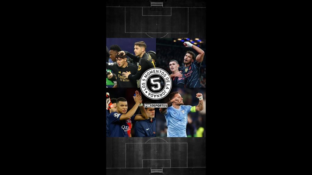 Real Madrid, Manchester City, PSG y Lazio se encaminan a los cuartos de final | Los 5 Momentos