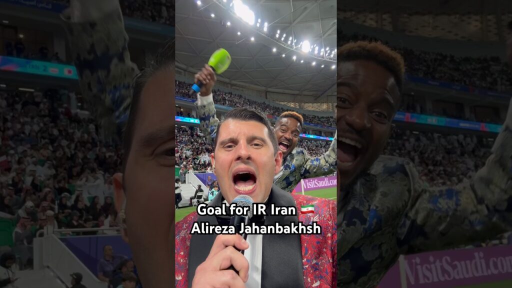 Goal for IR Iran 🇮🇷Alireza Jahanbakhsh #footballshorts #asiancup2023 #iran #iriran #iranian #fyp