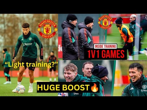 Martinez, casemiro,Mount,Shaw, kobbie,Hojlund | Man United training & injury News vs Luton Town