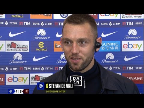 De Vrij intervista Post partita Inter - Salernitana 4-0 "Champions?"