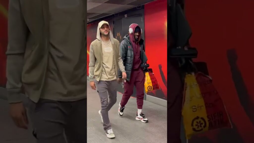 Ndombele ve Hakim Ziyech stadyumdan birlikte ayrıldı #Galatasaray