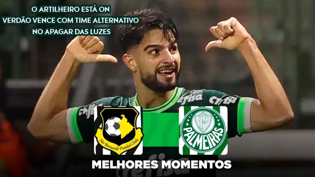 GOL NO APAGAR DAS LUZES | São Bernardo 0 x 1 Palmeiras | Melhores Momentos |  Paulistão 2024