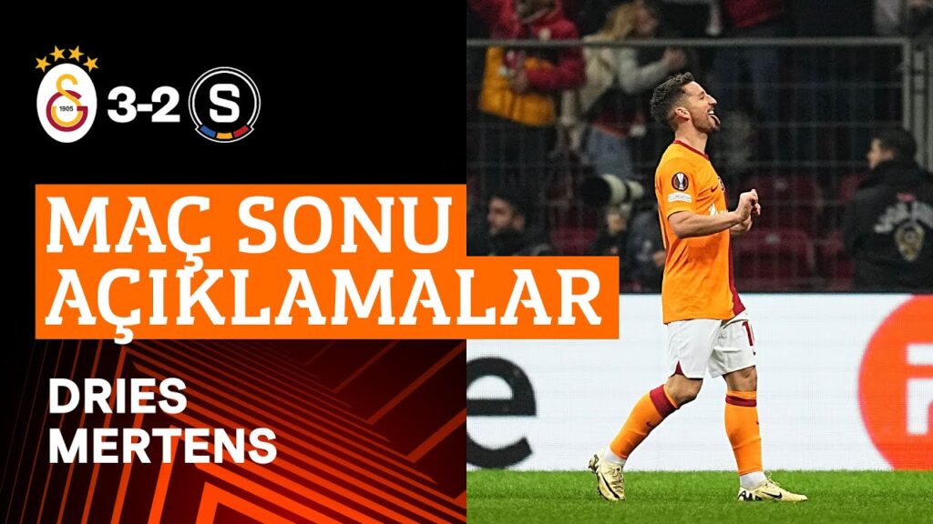 📺 Dries Mertens'in maç sonu açıklamaları | #GSvACS #UEL